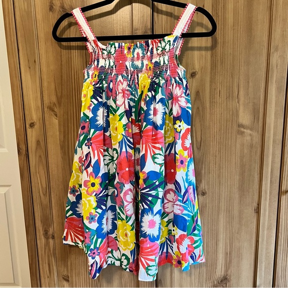 Mini Boden Pom Floral Dress - Picture 2 of 8